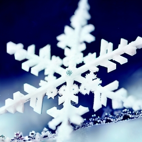 圣诞节白色雪花片图片